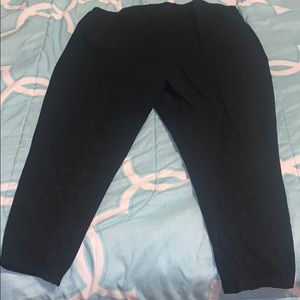 Torrid High crop leggings with lace back